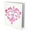 Fancy Fleur de Lis Stencil 12.5 x 15 cm M