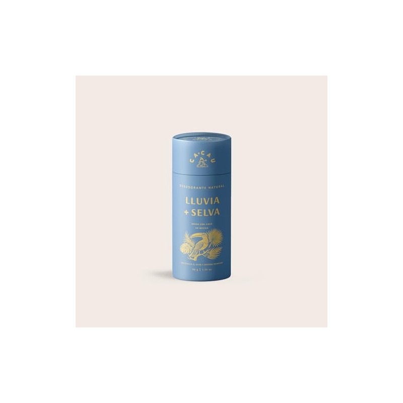 Desodorante Natural Cacau Naturals Lluvia + Selva 40g (Edición especial)