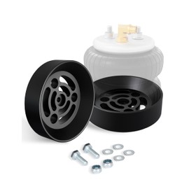 RETRUE Air Bag Airbag Cradle Designed for Full Suspension Travel, Fits All 6" Diameter Convoluted Air Bags, Fit for Any Full Size of Half Ton Truck, 2/4WD, Black