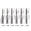 FOCMKEAS 6 PCS Combination Drill and Taps Bit Set, SAE