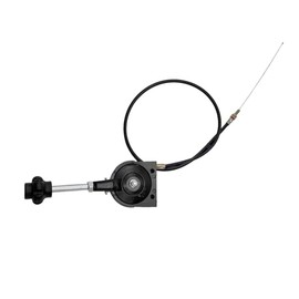 Oispyer Excavator Throttle Cable Controller Handle Manual Throttle Control Bendable Cable for Excavators Heavy Equipment (40" Length)
