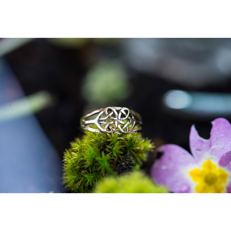 Windalf TIALTU 7mm Celtic Knot Jewelry Bronze Toe Ring, Bronze