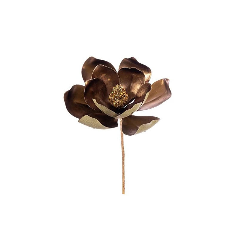 Vickerman 685693-13" Copper Magnolia Flower (3 pack) (EH211084)
