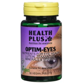 Health Plus Optim-Eyes Lutein Formula Vision and Eye Health Supplement - 30 Tablets