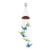 Evergreen Garden Dragonfly and Butterfly Color Changing Solar Mobile -