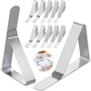Heeke Stainless Steel Tablecloth Clips - 12PCS Triangle Structure Holders