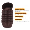Bake Choice 200pcs Standard Brown cupcake liners for baking,food-grade cupcake