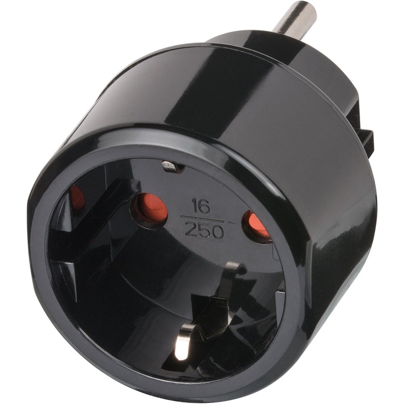 Brennenstuhl 1508550 Socket Adaptor Black