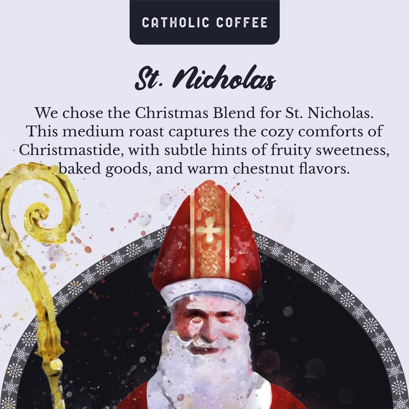 St. Nicholas Christmas Blend (Ground) 12 oz - Small-Batch Craft