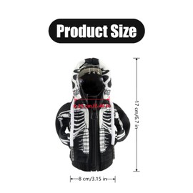 Selxran Gear Shift Hoodie Unique Car Gear Shift Cover Shift Knob Cover Shift Knob Hoodie Universal Skull Shifter Hoodie Skull Car Accessories for Men Women,Car Interior Accessories