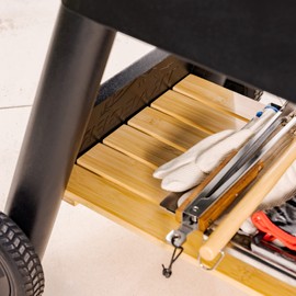 Magna Outdoors Pellet Grill Storage Shelf Compatible with ONLY The Traeger Pro Series 34 Pellet Grills - Our Durable Bamboo Shelf Provides Extra Storage Space for All Your Pellets and Accessories