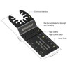 Enventor 67 PCS Oscillating Tool Blade, Universal Multitool Blade Kit,