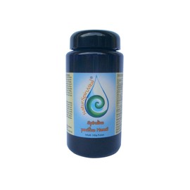 Spirulina Pacifica Hawaii Algae Powder 100 g in Purple Glass, Vegan, Raw Food, the Original Directly from Hawaii, Tested for Harmful Substances.