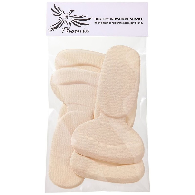 PhoenixSole Blister Prevention, Double Sided Tape Gel Cushion, Beige