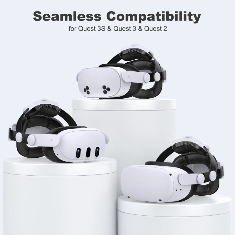 BEBONCOOL For Meta Oculus Quest 3/3s/2 VR Headset Elite Head