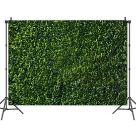 HQM HQM 7x5FT Nature Spring 3D Green Leaves Theme Photo Background Wedding Birthday Party Newborn Baby Shower Photography Backdrops Zoo Decor Shoot Props Bannner