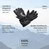 Black Crevice Adult Gloves Black black/red Size:Large