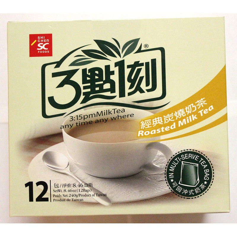 3:15pm Milk Tea - Roasted Flavor, 8.46 Oz (Pack of