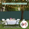 Goleray 5'x70' Privacy Screen Fence Panels Outdoor Balcony Screen Mesh