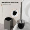 PureLiving Toilet Brush Holder Set Wall Mounted – Durable Space-Saving