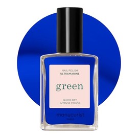 Manucurist Green Nail Polish - Natural 9-Free Regular Polish - Bio-Sourced (84%) Vegan Polish - Manicure - Nail Care - 0.5 fl oz (Ultramarine)