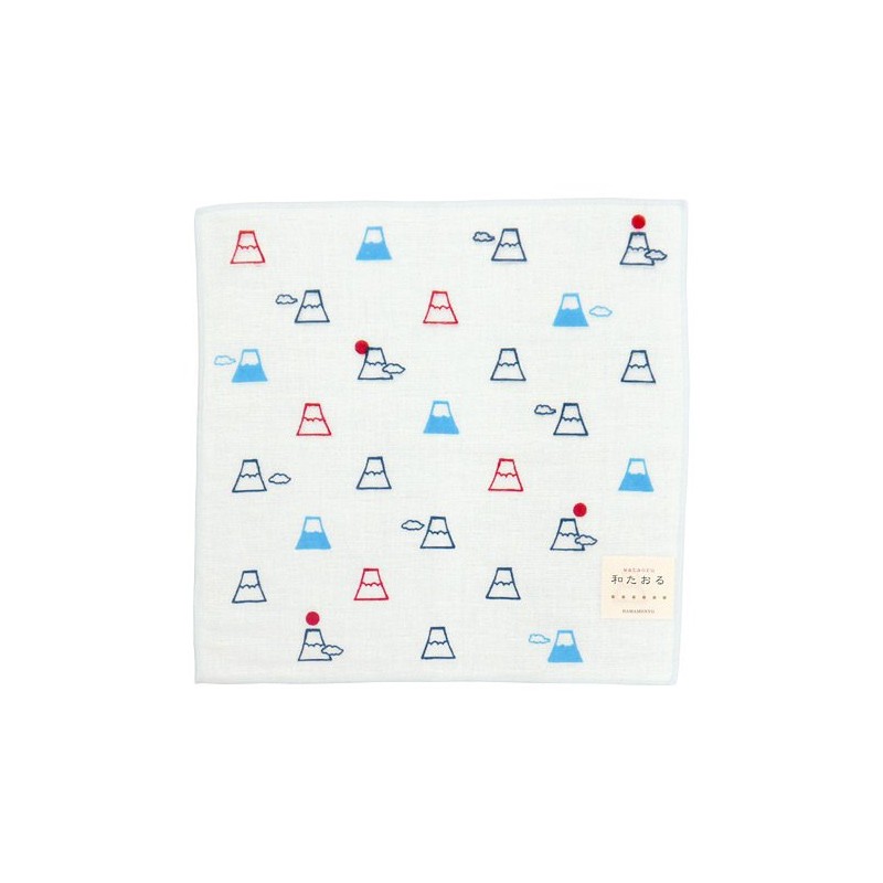 濱 Pattern Japanese taoru semiuxossyu Fuji Mountain View and Clouds