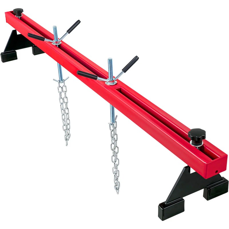 1100 Lbs Capacity Dual Hooks Engine Hoist 2-Point Lift Holder