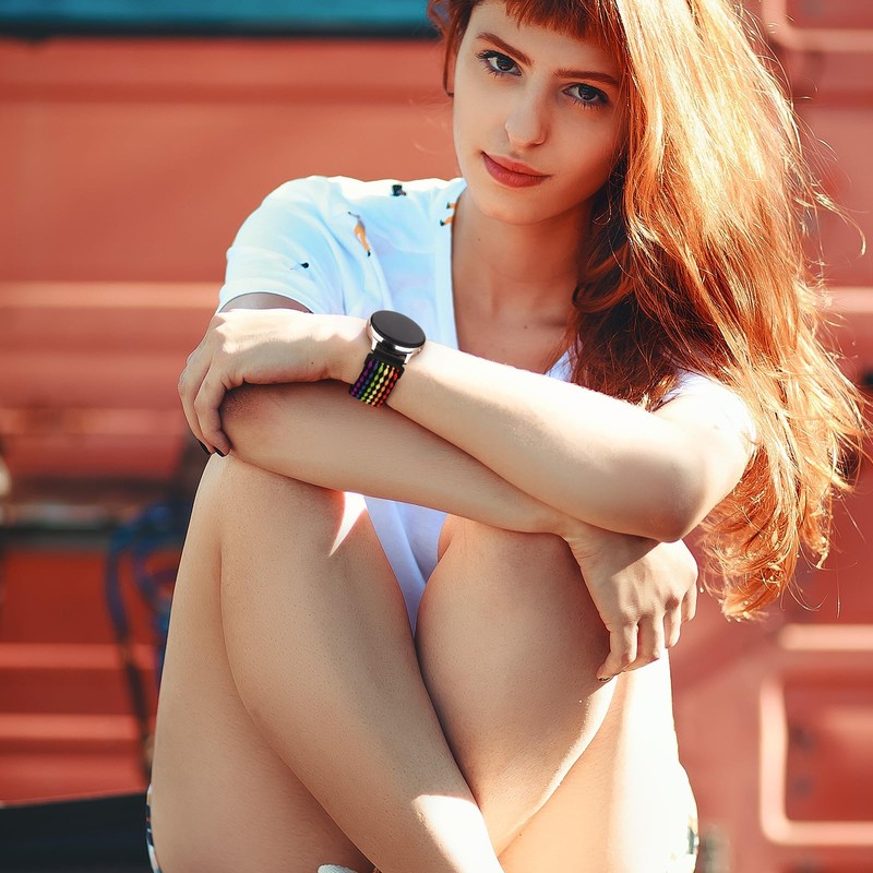 Nylon Fabric Straps for Garmin Venu Sq/Venu Sq 2/Venu Sq