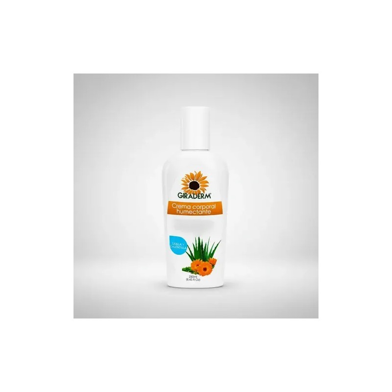 Crema Corporal Con Sábila Y Caléndula Natural Premium 250 Ml