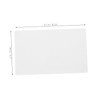 Operitacx Thermal Labels Sticker Labels for Mason Jars 100pcs 80x50mm