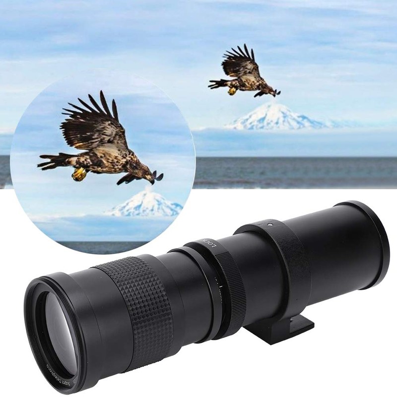 Hopcd 420-800mm f/8.3-F16 Manual Telephoto Zoom Lens T2 Mount F/8.3-16