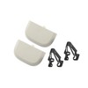 RATCHROLL 2 Set Beige Iron Sun Visor Cap Clip Clip