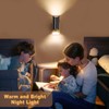 Aora Night Light, Plug-in Wall Mount with Dusk to Dawn