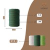Ledent Macrame Yarn (2 mm, 3 x 70 m, Set