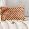 Boho Living 12x20 Rust Throw Pillow Covers Pillow Insert not
