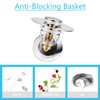 Universal Sink Stopper with Hair Catcher, Faster Drainage, Bathroom Sink