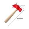 TOYANDONA 2Pcs Wooden Hammer Toy Set - Construction Theme -