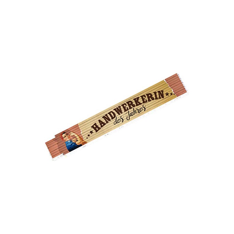 Folding Ruler Craftswoman of the Year 2 Metres Wood DIY