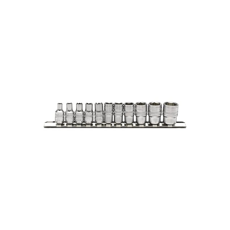 Draper 16488 1/4-Inch Square Drive Imperial 11 Piece Sockets on