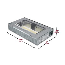 Catchmaster Multi-Catch Clear Lid Mouse Trap by AP&G Single Trap