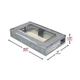 Catchmaster Multi-Catch Clear Lid Mouse Trap by AP&G Single Trap
