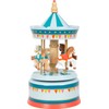 Small Foot Musical Box Horse Carousel Circus Wooden Decoration for