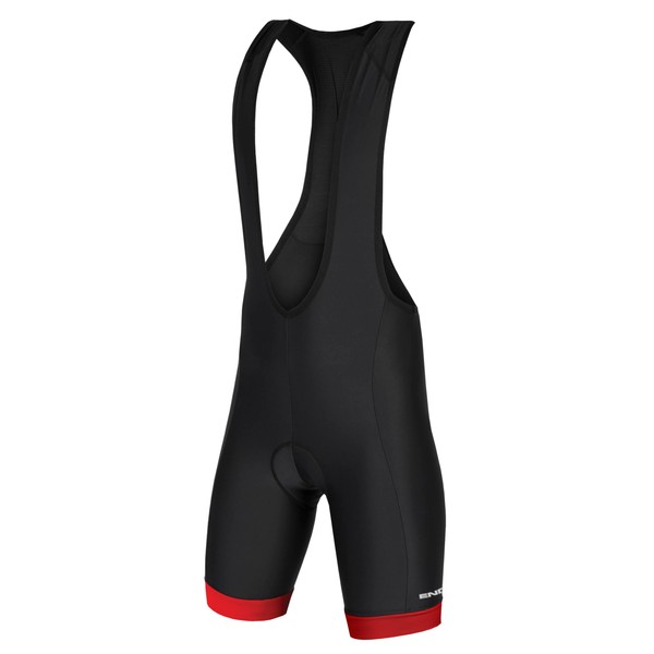 Endura Men's Xtract Gel II Bibshorts, Red, M