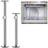 Kingrol 2-Pack Stainless Steel Undermount Sink Brackets, 17.7"-29.5" Adjustable Sink