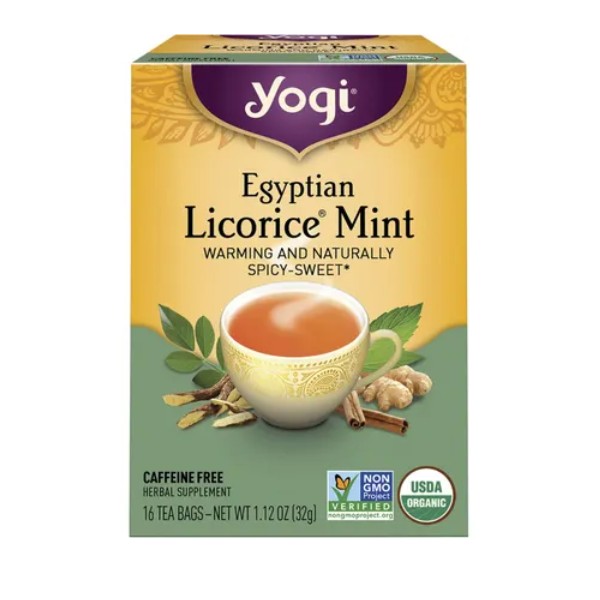 Yogi Egyptian Licorice Mint Tea 16 Teabags