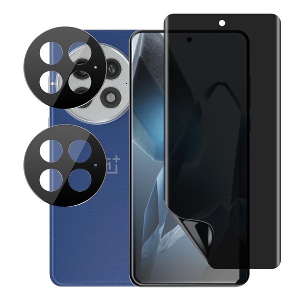 Rnnmeeko Pack of 1 + 2 Privacy Screen Protectors for
