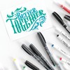 MANUSCRIPT Callicreative Italic Crafter Markers (Medium Tip, Black)