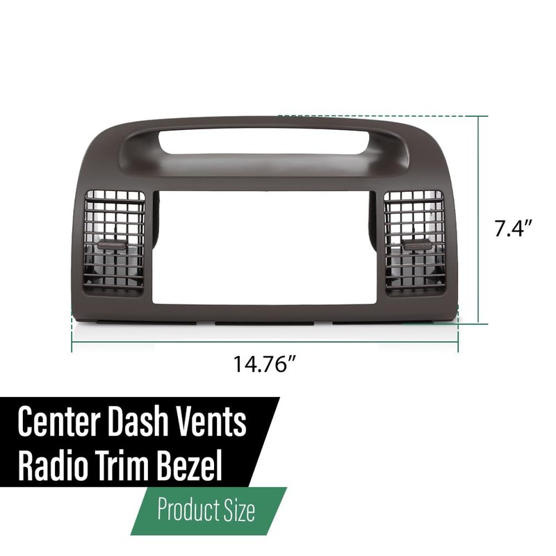 LQI Center Dash Radio Bezel AC Air Vents Upper Trim