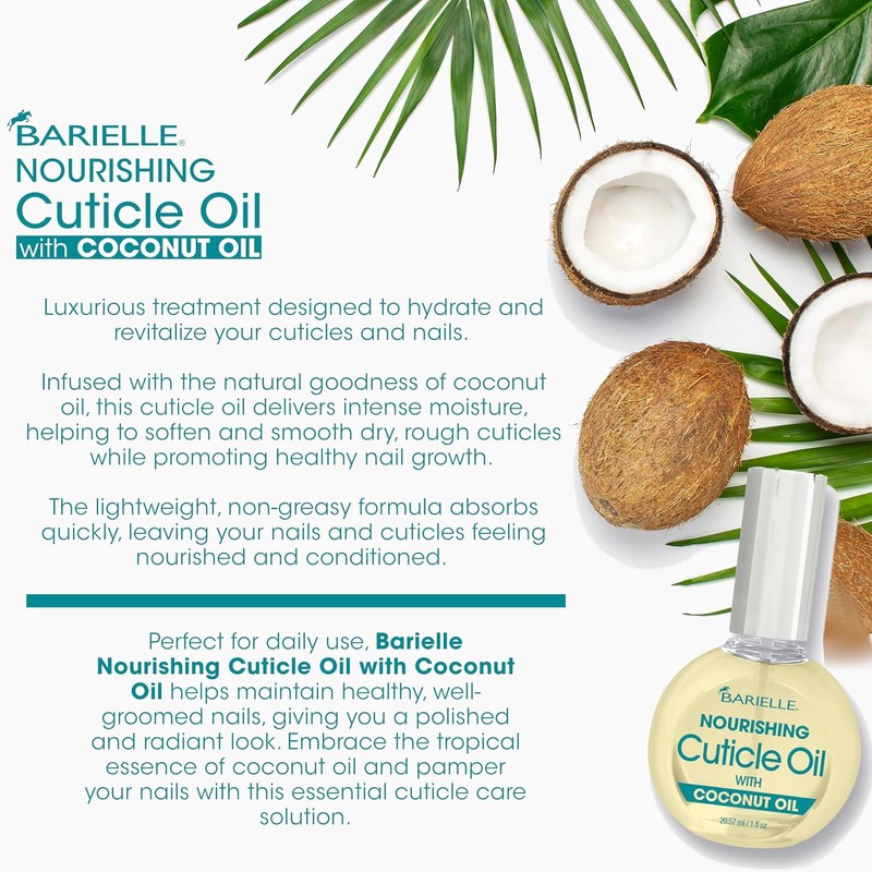 BARIELLE Aceite Nutritivo Para Cutículas Con Aceite De Coco 1