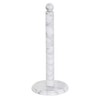 Norpro Marble Paper Towel Holder, white, "12.5"" tall, 5.25"" base"
